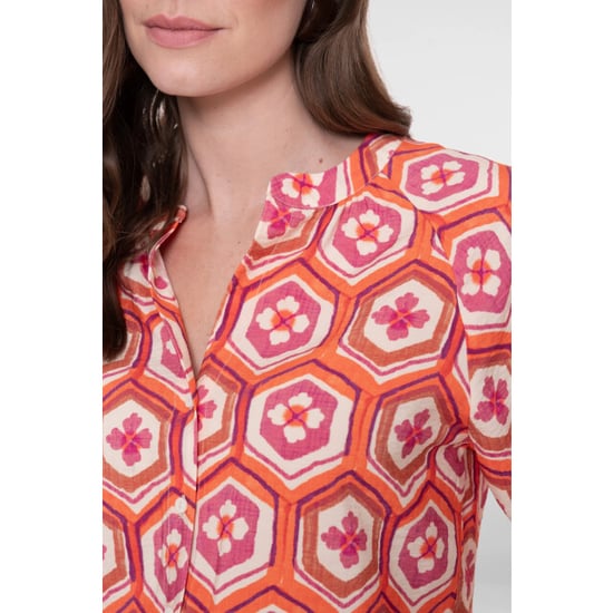 Geisha 63245-20 718 blouse ecru/orange/cassis - Image 5