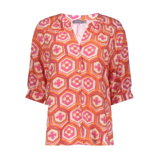 Geisha 63245-20 718 blouse ecru/orange/cassis - Image 6