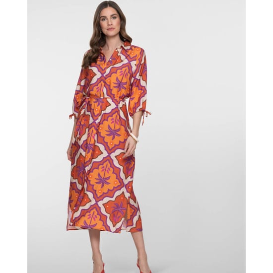 Geisha 67104-20 718 dress ecru/mango/purple - Image 2