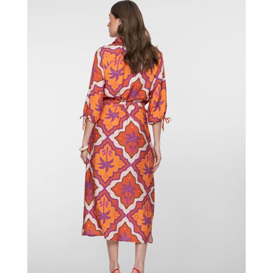 Geisha 67104-20 718 dress ecru/mango/purple - Image 4