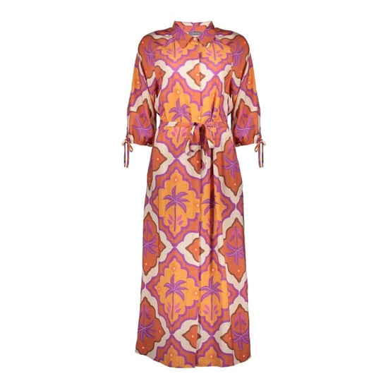 Geisha 67104-20 718 dress ecru/mango/purple - Image 6