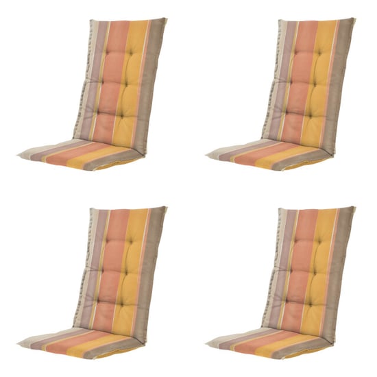 Madison kussen hoge rug nox - 123x50x5cm set van 4 - Image 1