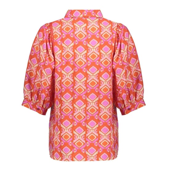 Geisha 63195-20 450 blouse anderine red/ecru - Image 2