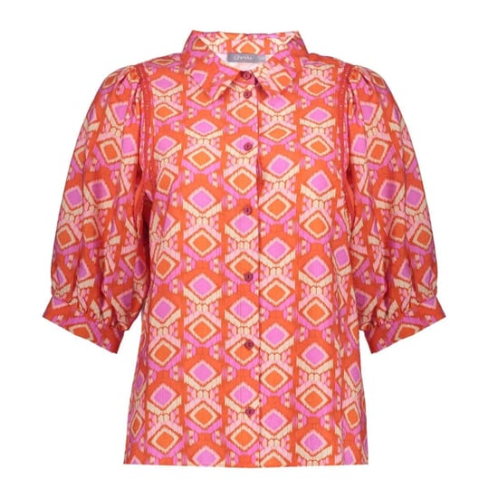 Geisha 63195-20 450 blouse anderine red/ecru - Image 5