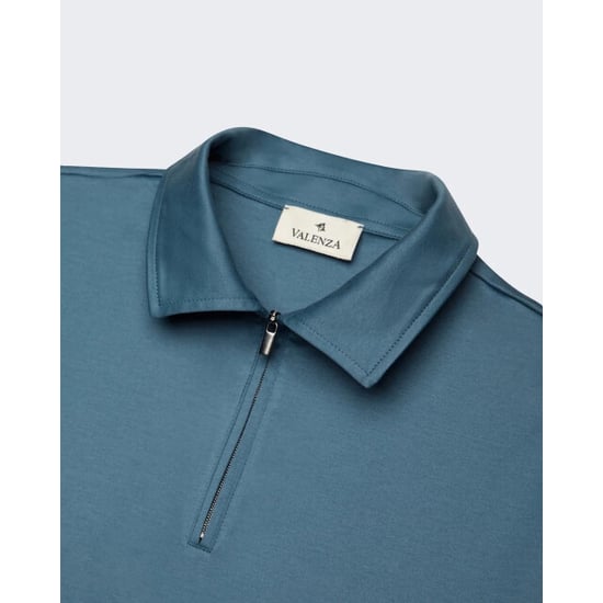 Valenza Heren supima polo zip collar - Image 3