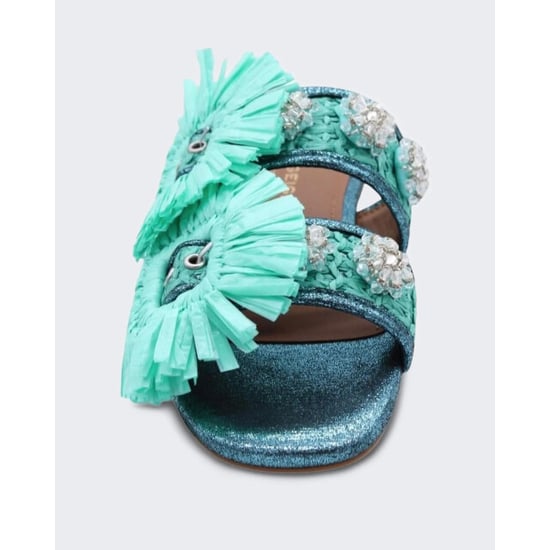 Kurt Geiger Dames raffia buckle - Image 6