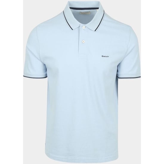 Gant Polo heren tipped piqué polo shirt 2062034/457 - Image 2