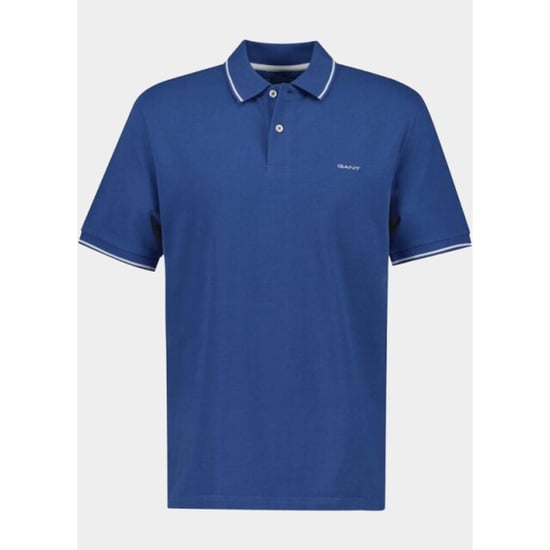 Gant Polo heren tipped piqué polo shirt 2062034/442 - Image 2