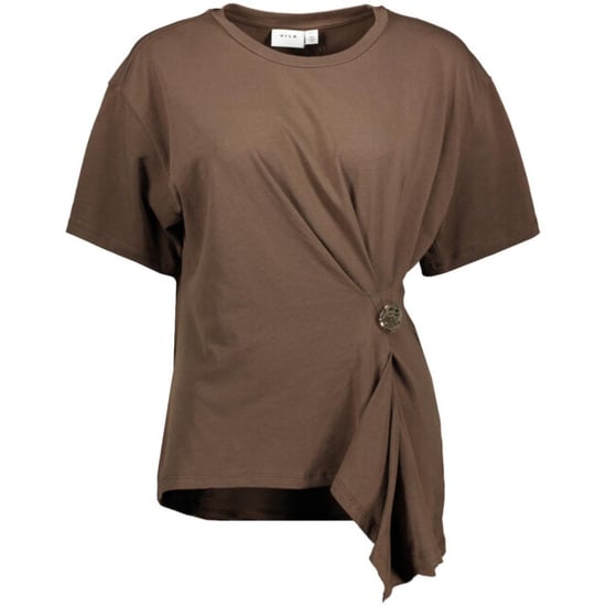 Vila Vikalmara o-neck ss buckle t-shirt - - Image 1