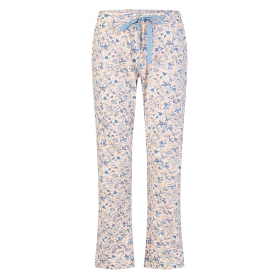 By Louise Dames pyjama set lang/driekwart mouw lichtblauw/wit gebloemd - Image 3