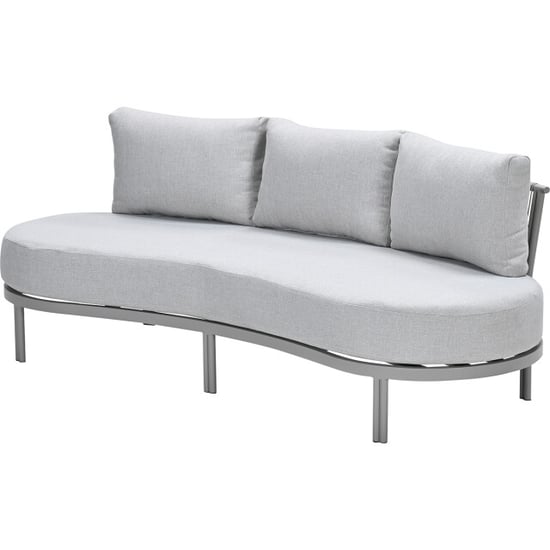 Garden Impressions Tirolo gebogen lounge tuinsofa rope taupe - Image 1