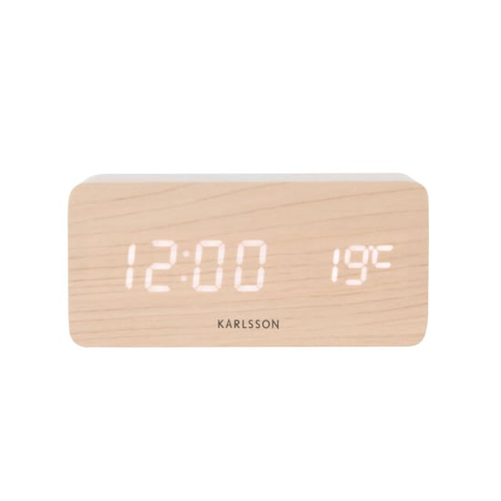 Karlsson wekker block w. phone charger led - 7,4x15x7,1 cm - Image 3