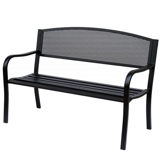 4goodz 2-zits tuinbank staal 127x60x87 cm - - Image 1