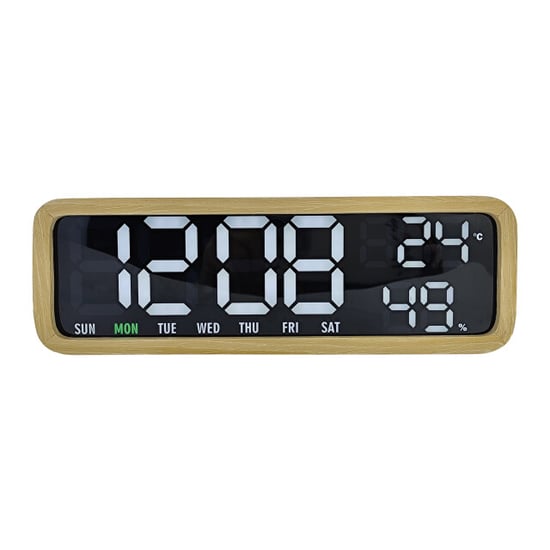 Karlsson wekker madera - 25,5xx4,8 cm - Image 1