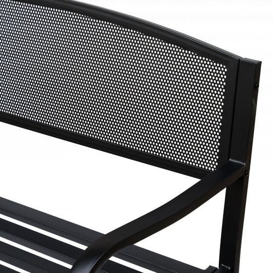 4goodz 2-zits tuinbank staal 127x60x87 cm - - Image 5