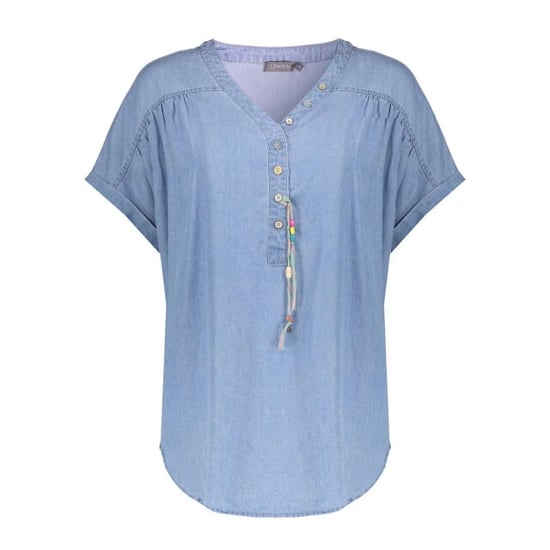 Geisha Suze 830 top lyocell ropes bleached denim - Image 1