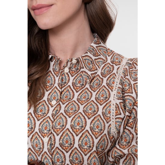 Geisha blouse 63196-20 718 /choclate brown - Image 3