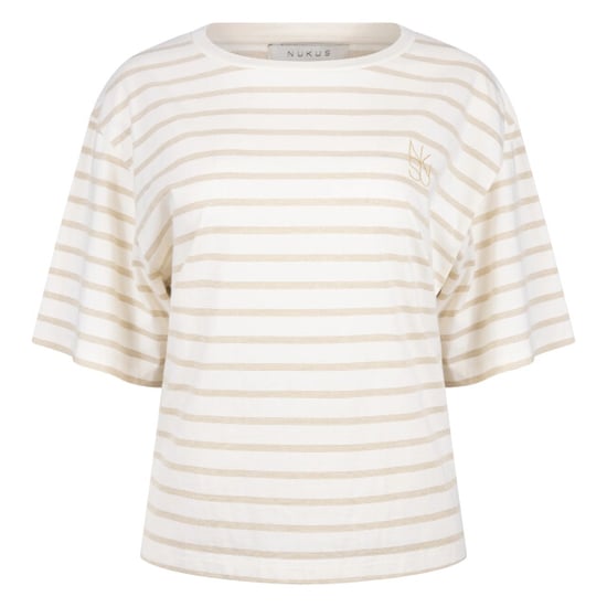 Nukus Nks04030 126 saartje shirt stripe offwhite/gold - Image 2
