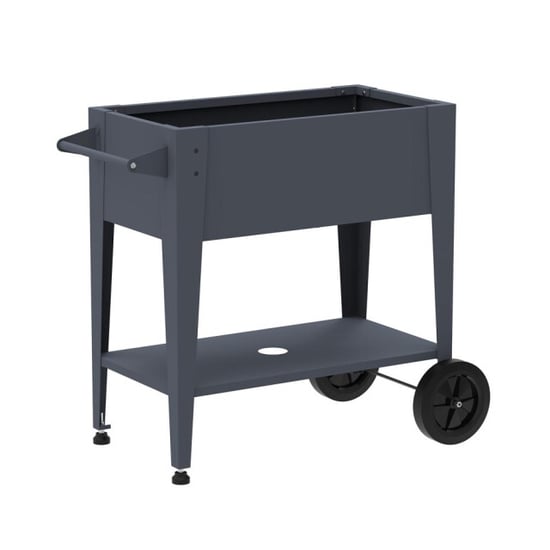 Westmann Mobila metalen verhoogde plantenbak op wielen - - Image 1
