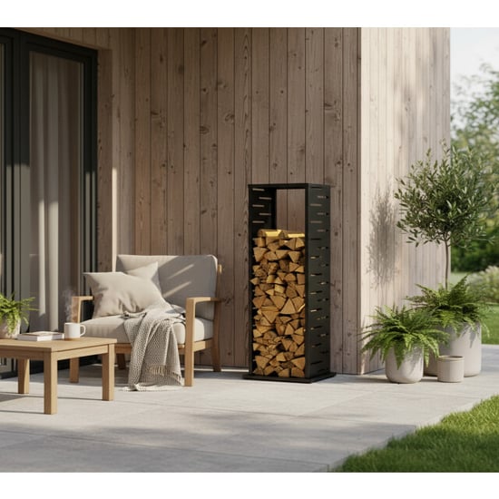 Westmann Luma flow houtopslag houtrek 38x38x112 cm - - Image 3