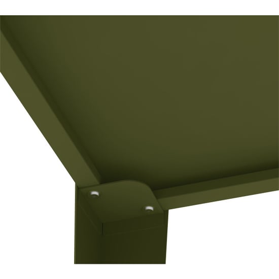 Westmann Vedura s metalen verhoogde plantenbak 74x40x80 cm olijf - Image 4