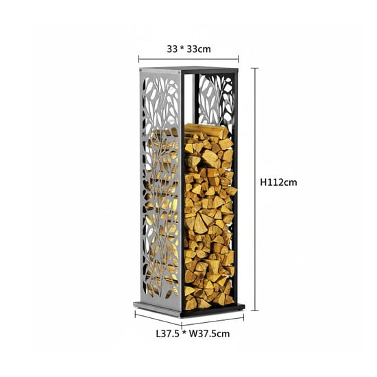 Westmann Luma flow houtopslag houtrek 38x38x112 cm - - Image 6