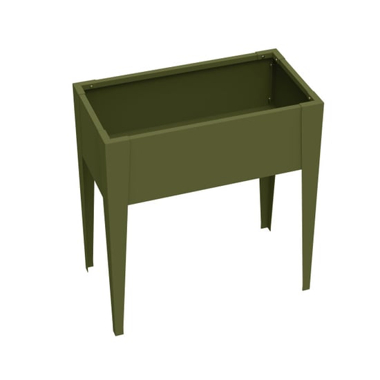Westmann Vedura s metalen verhoogde plantenbak 74x40x80 cm olijf - Image 6