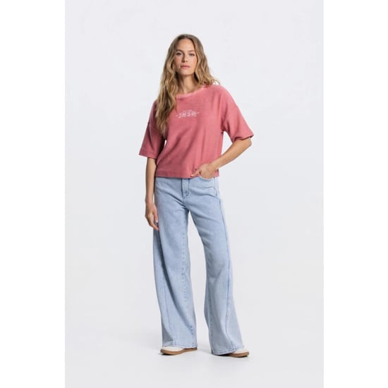 Jansen Amsterdam Jansen noeka sw 175 backside sweat short sleeve blush - Image 2