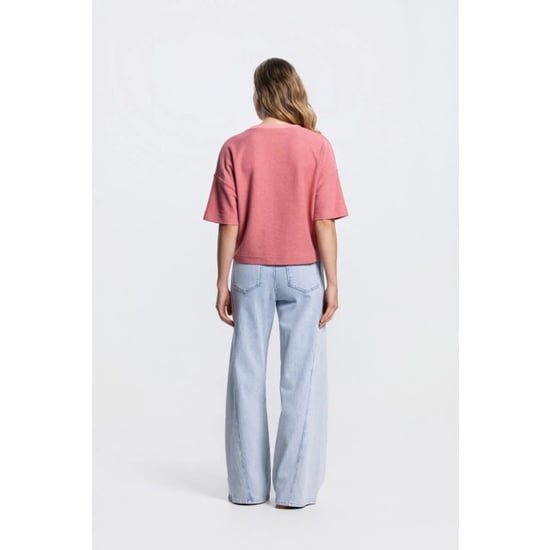 Jansen Amsterdam Jansen noeka sw 175 backside sweat short sleeve blush - Image 3