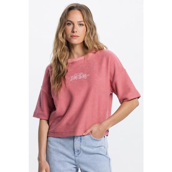 Jansen Amsterdam Jansen noeka sw 175 backside sweat short sleeve blush - Image 5