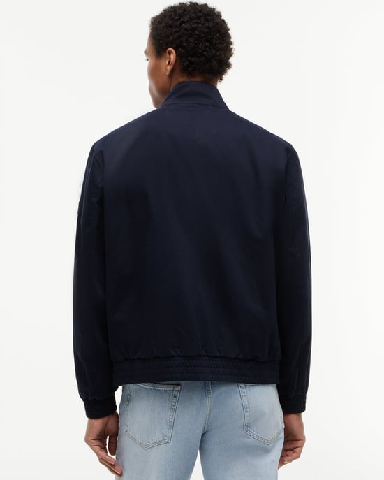 Harrington Jacket in Dark Blue - Image 3