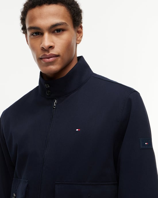 Harrington Jacket in Dark Blue - Image 4