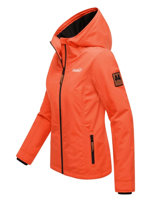 Marikoo women’s transitional jacket – Brombeere, lightweight with hood - Image 3