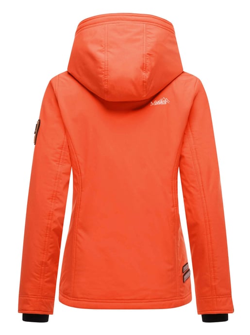 Marikoo women’s transitional jacket – Brombeere, lightweight with hood - Image 4