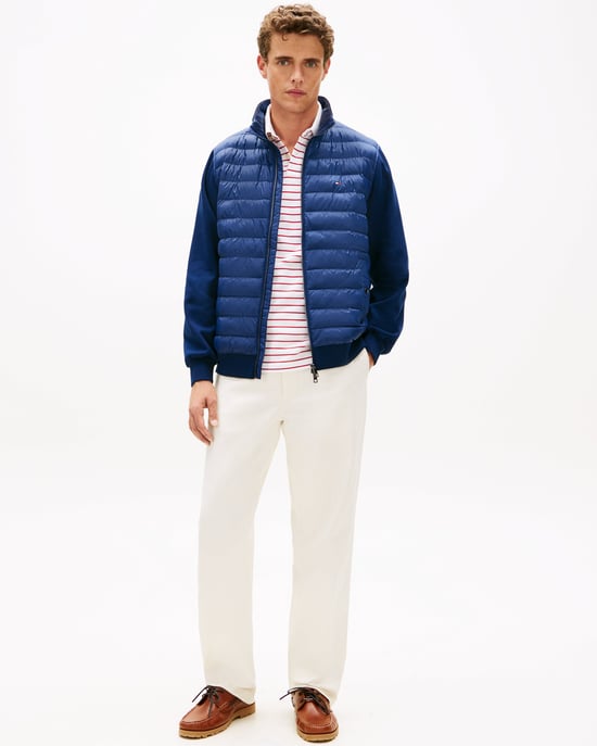 Essential Stand Collar Jacket in Dark Blue - Image 5