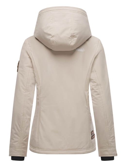 Marikoo women’s transitional jacket – Brombeere, lightweight with hood - Image 4