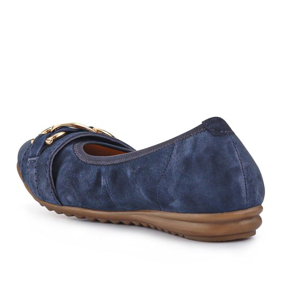 Jones Bootmaker Yvette Leather Wide-Fit Ballet Pumps - Image 3