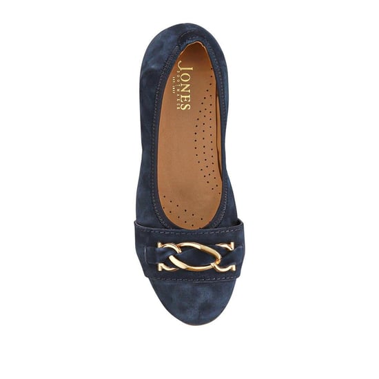 Jones Bootmaker Yvette Leather Wide-Fit Ballet Pumps - Image 4