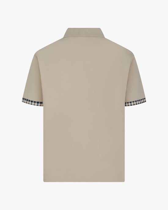 Polo Shirt in Tan - Image 2