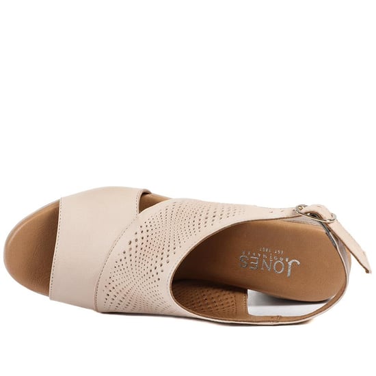 Jones Bootmaker Halina Leather Slingback Sandals - Image 4