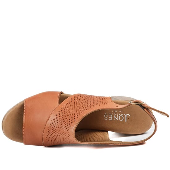 Jones Bootmaker Halina Leather Slingback Sandals - Image 4