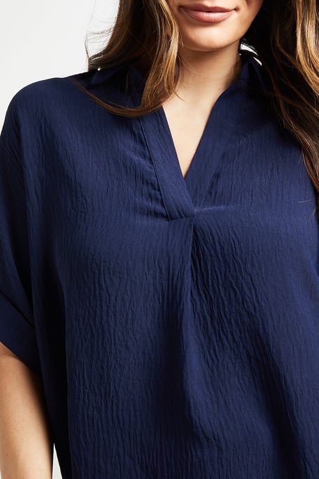 Woven Collar Overhead Shirt - Image 5
