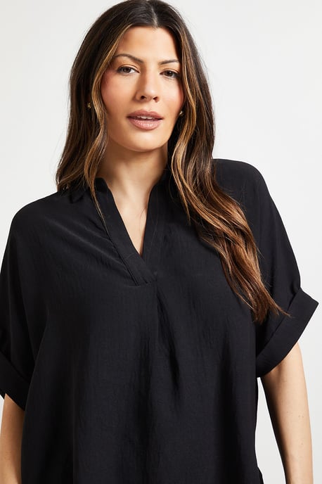Woven Collar Overhead Shirt - Image 4
