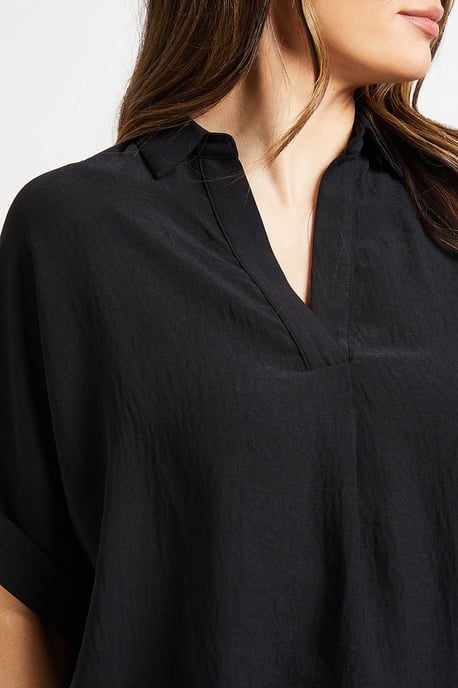 Woven Collar Overhead Shirt - Image 5