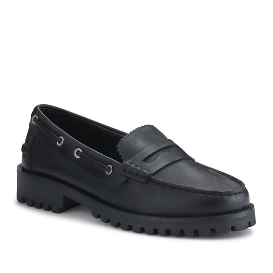 Jones Bootmaker Miuccia Leather Moccasins - Image 1