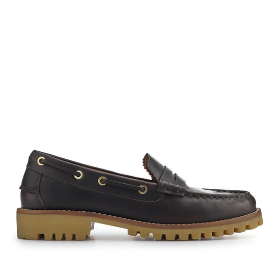 Jones Bootmaker Miuccia Leather Moccasins - Image 2