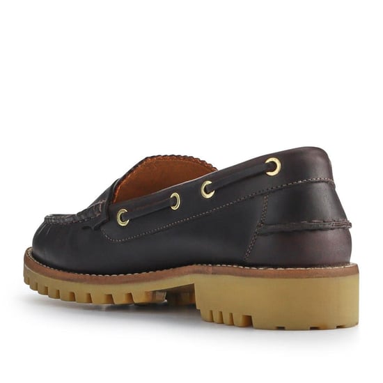 Jones Bootmaker Miuccia Leather Moccasins - Image 3