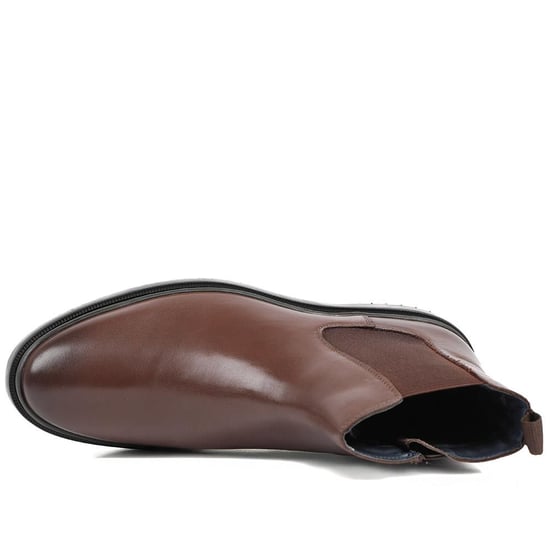 Jones Bootmaker Gregory Warm Lined Leather Chelsea Boots - Image 4