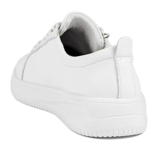 Jones Bootmaker Anara Zip & Lace Leather Trainers - Image 3