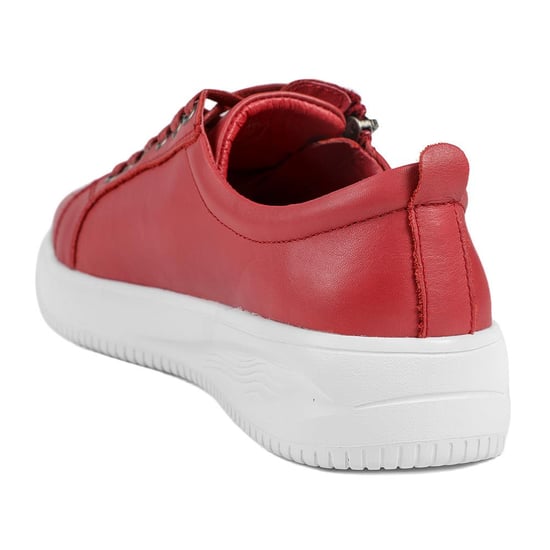 Jones Bootmaker Anara Zip & Lace Leather Trainers - Image 3